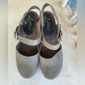 Lotta from Stockholm ankle strap clogs. New, never worn. Size 39.